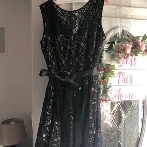 Black Lace Cocktail Dress